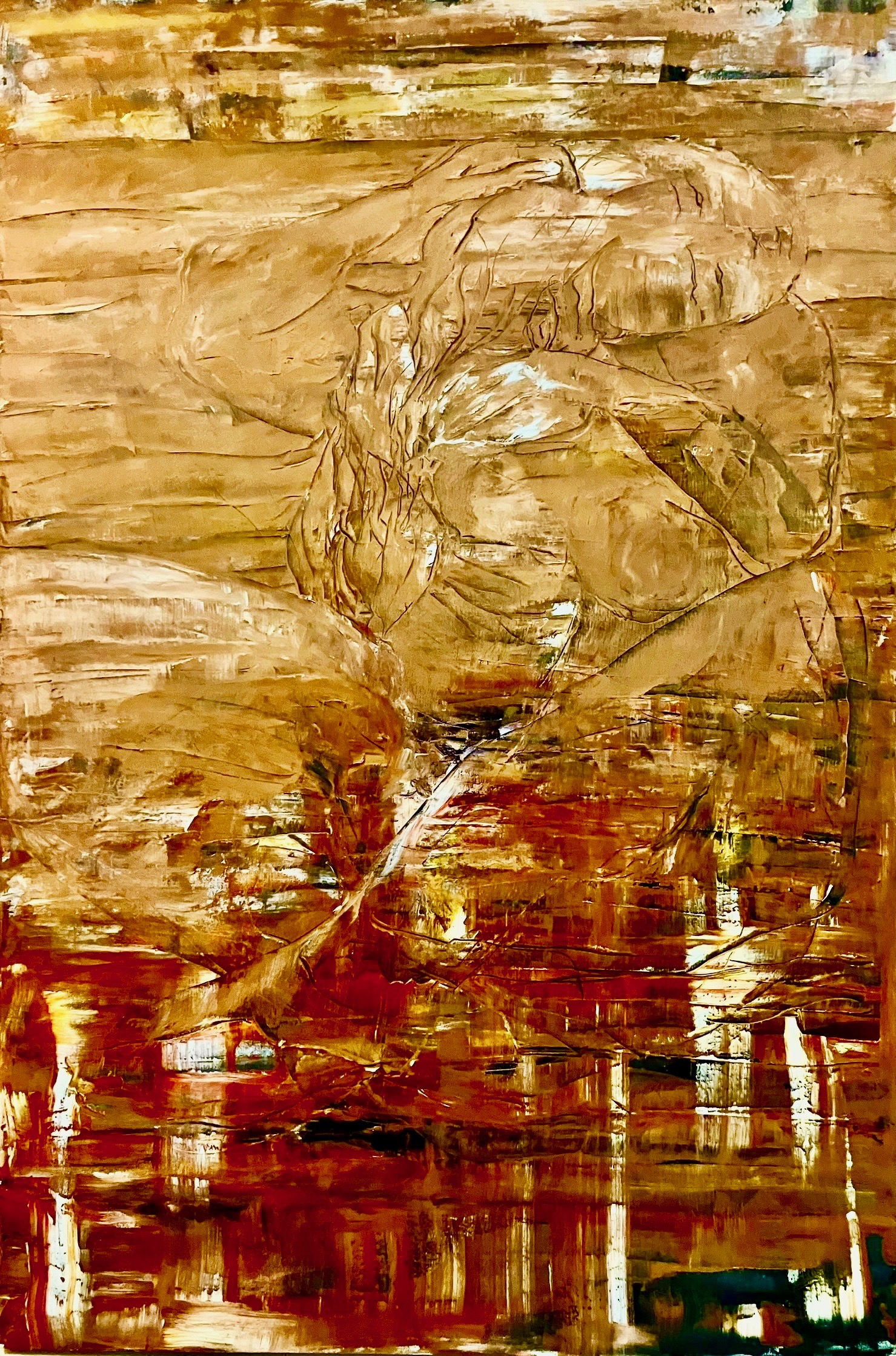 Emergence, original painting by Angelo Segarra