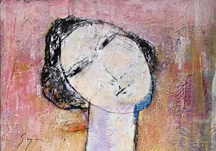 Abstract Expressionist Portrait, artwork by Angelo Segarra