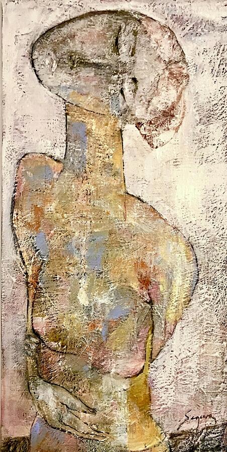 Ethereal Abstract Figure, artwork by Angelo Segarra