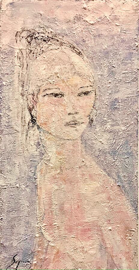 Serene Portrait of a Woman, artwork by Angelo Segarra